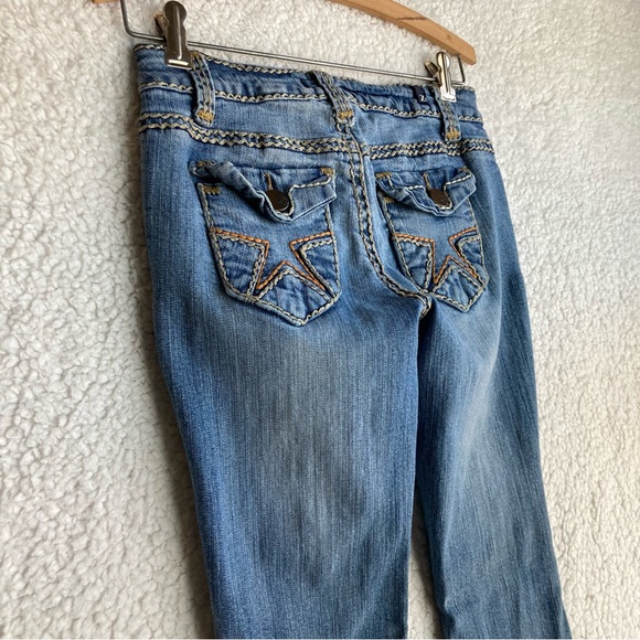 Z2 Jeans Juniors low-rise bootcut flare denim, Sz 5 - Picture 16 of 16
